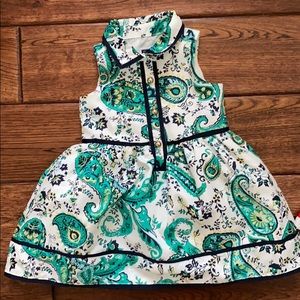 Paisley baby dress